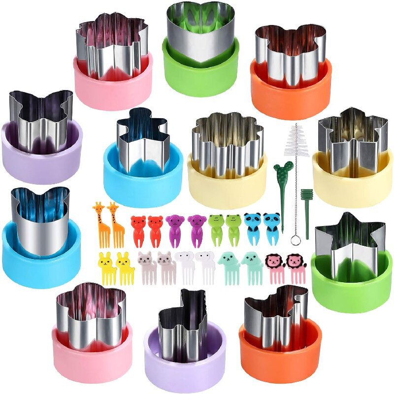 เครื่องตัดผักสแตนเลสรูปร่างชุด - Kids Outdoor Kitchen Accessories บทวิจารณ์และราคา