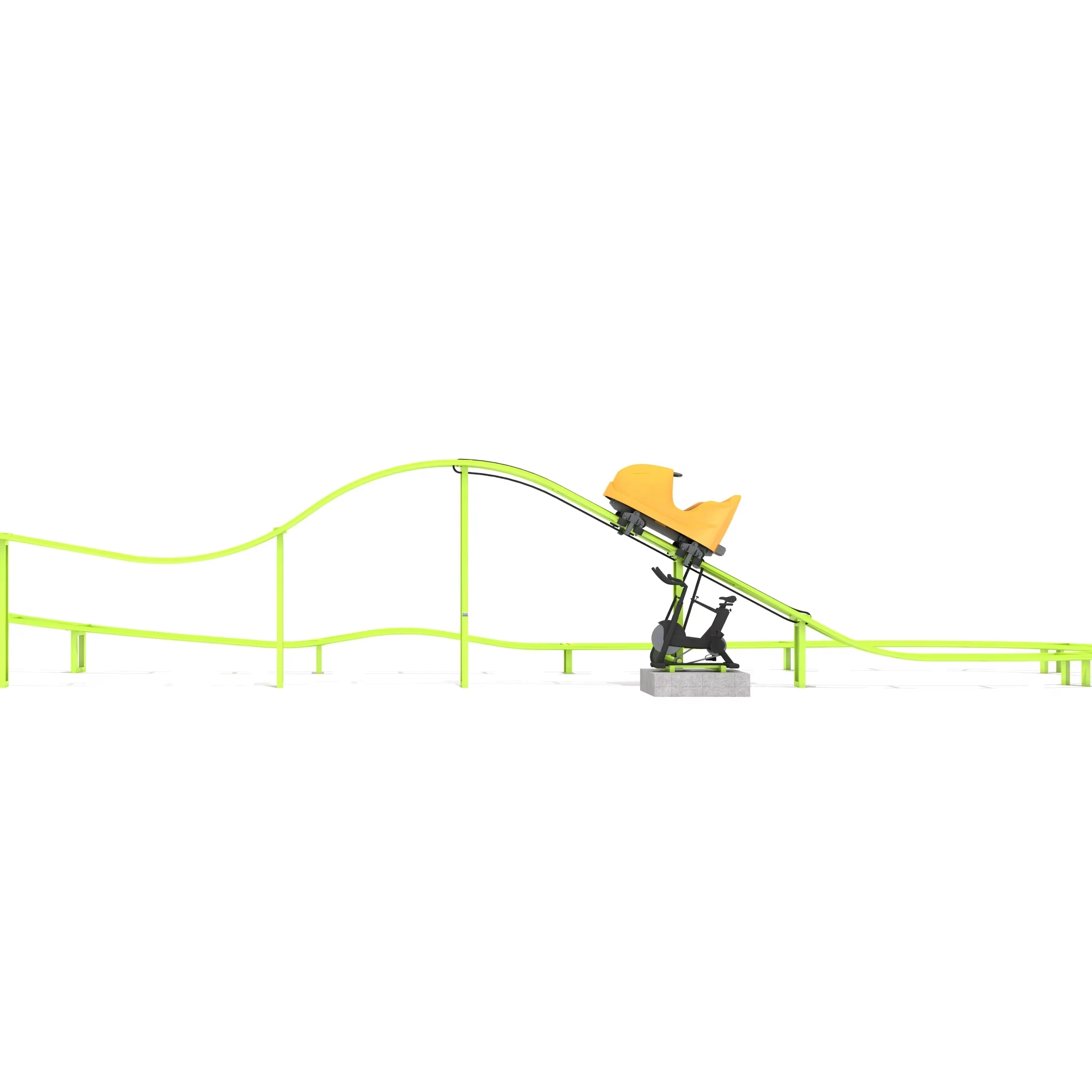 รถไฟเหาะเด็กแบบใช้แรงคน รุ่นฮิ - Kids Outdoor Climbing Frame บทวิจารณ์และราคา